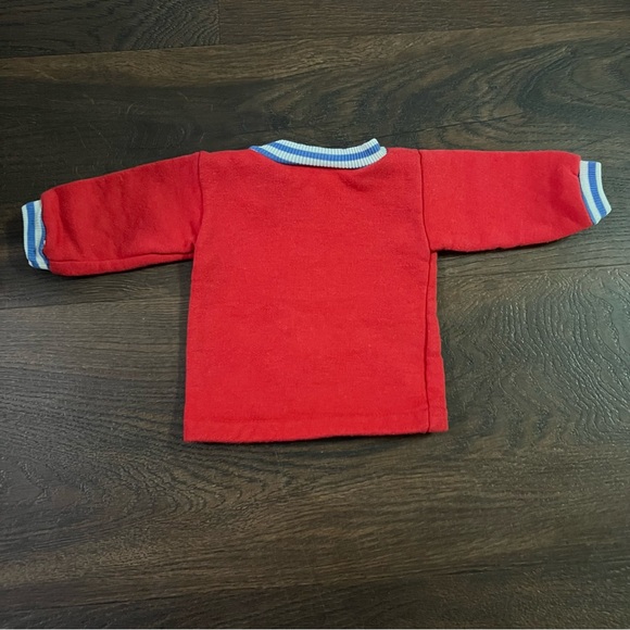 Vintage Sesame Street Red Sweatshirt with Bert & Ernie Design Newborn Size 0 - Picture 4 of 6